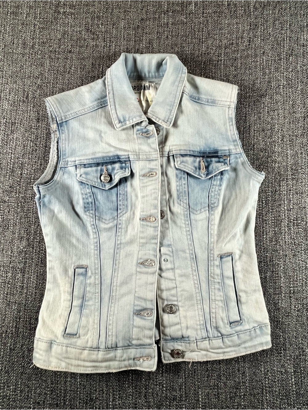 Garage Denim XS denim vest, new with tags